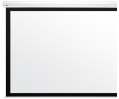 Ekran projekcyjny Kauber White Label Black Frame 190x190 cm / 1:1 / 106"
